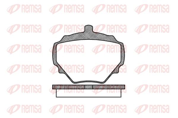 REMSA 0052.00 Brake Pad Set, disc brake