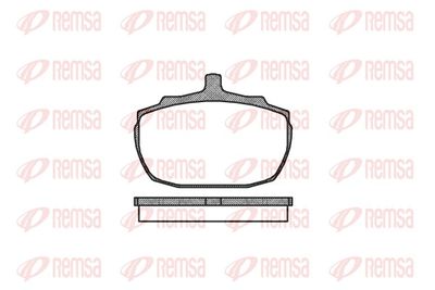 Brake Pad Set, disc brake REMSA 0057.00