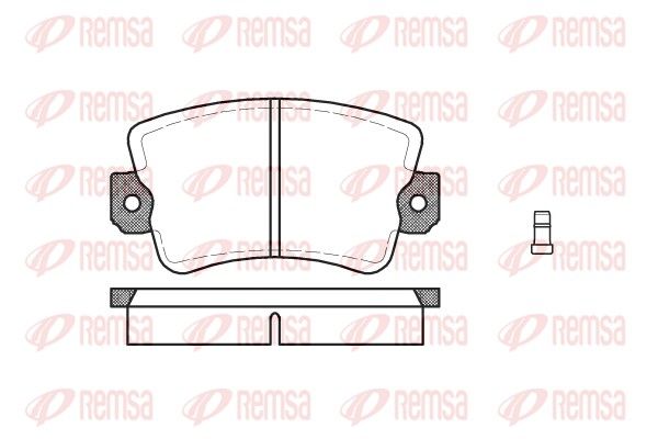 REMSA 0061.02 Brake Pad Set, disc brake