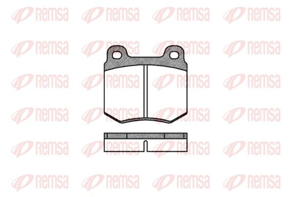 REMSA 0069.10 Brake Pad Set, disc brake