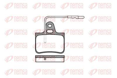 Brake Pad Set, disc brake REMSA 0076.04