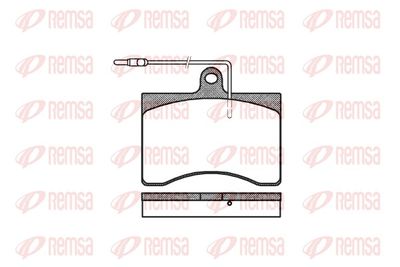 Brake Pad Set, disc brake REMSA 0090.04