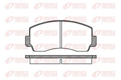 Brake Pad Set, disc brake REMSA 0094.00
