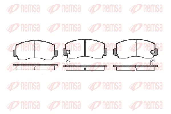REMSA 0094.10 Brake Pad Set, disc brake