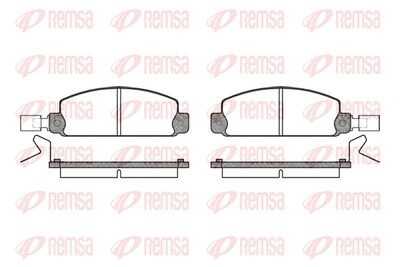 Brake Pad Set, disc brake REMSA 0097.24