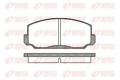 Brake Pad Set, disc brake REMSA 0098.00