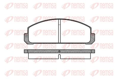 Brake Pad Set, disc brake REMSA 0099.20