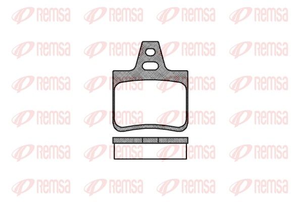 REMSA 0102.10 Brake Pad Set, disc brake