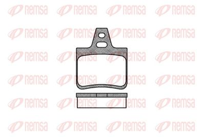 Brake Pad Set, disc brake REMSA 0102.10