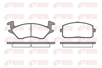Brake Pad Set, disc brake REMSA 0105.10