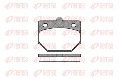 Brake Pad Set, disc brake REMSA 0112.00