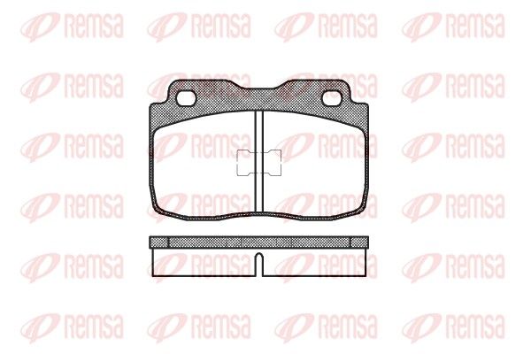 REMSA 0114.00 Brake Pad Set, disc brake