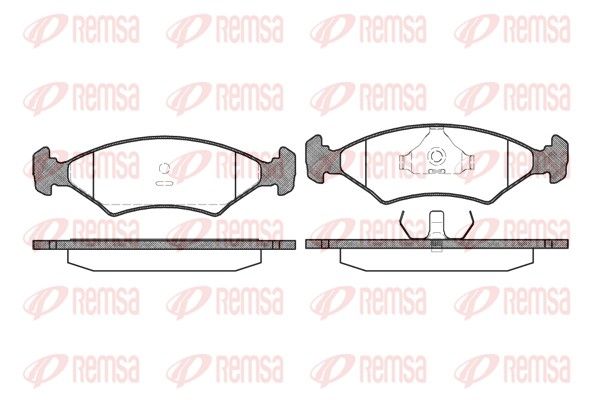 REMSA 0119.20 Brake Pad Set, disc brake