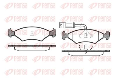 Brake Pad Set, disc brake REMSA 0119.22