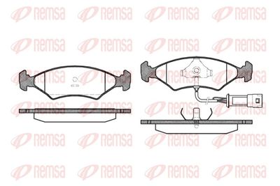 Brake Pad Set, disc brake REMSA 0119.32