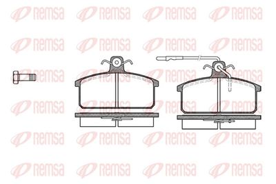 Brake Pad Set, disc brake REMSA 0128.32