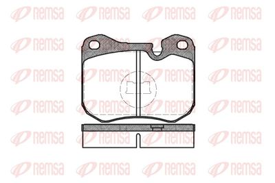 Brake Pad Set, disc brake REMSA 0131.00