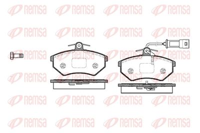 Brake Pad Set, disc brake REMSA 0134.42