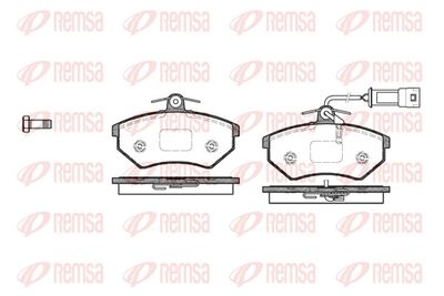 Brake Pad Set, disc brake REMSA 0134.52