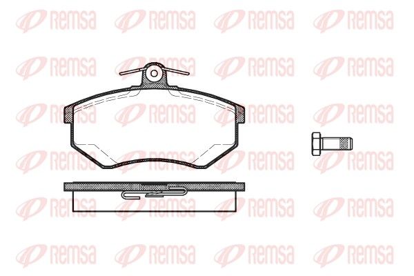 REMSA 0134.20 Brake Pad Set, disc brake