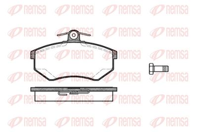 Brake Pad Set, disc brake REMSA 0134.20