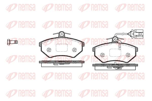 REMSA 0134.82 Brake Pad Set, disc brake