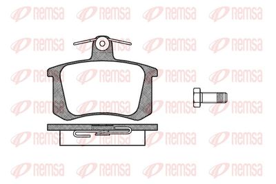 Brake Pad Set, disc brake REMSA 0135.20