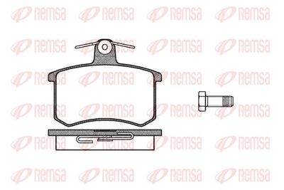 Brake Pad Set, disc brake REMSA 0135.10