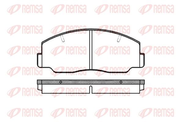 REMSA 0137.00 Brake Pad Set, disc brake