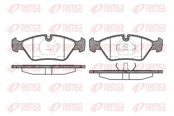 REMSA 0139.00 Brake Pad Set, disc brake