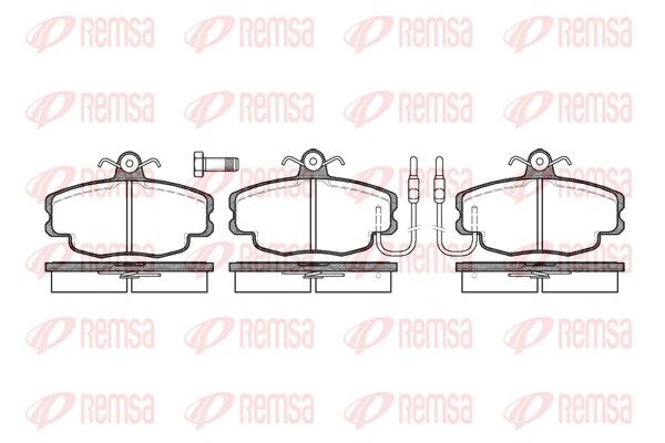 REMSA 0141.02 Brake Pad Set, disc brake