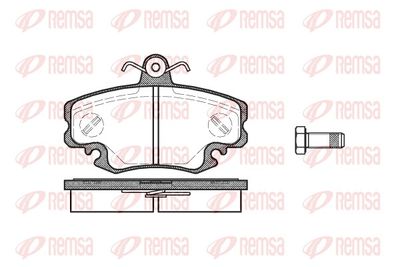Brake Pad Set, disc brake REMSA 0141.10