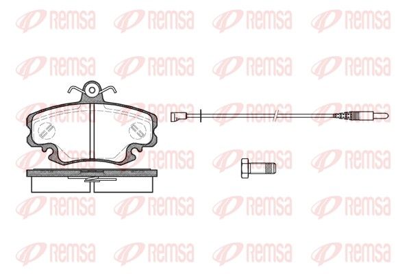 REMSA 0141.30 Brake Pad Set, disc brake