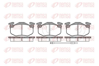 Brake Pad Set, disc brake REMSA 0144.02