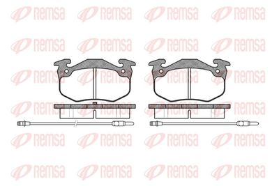 Brake Pad Set, disc brake REMSA 0144.24
