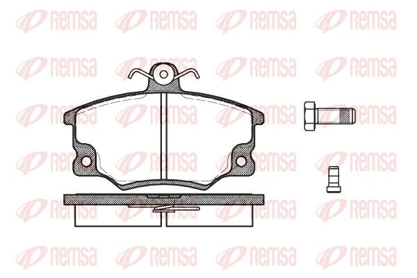 REMSA 0146.14 Brake Pad Set, disc brake