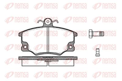 Brake Pad Set, disc brake REMSA 0146.14