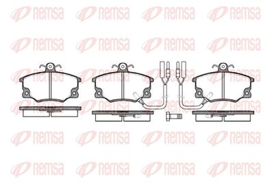 Brake Pad Set, disc brake REMSA 0146.22