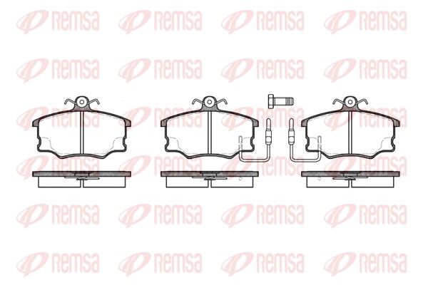 REMSA 0146.32 Brake Pad Set, disc brake