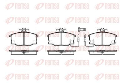 Brake Pad Set, disc brake REMSA 0146.32