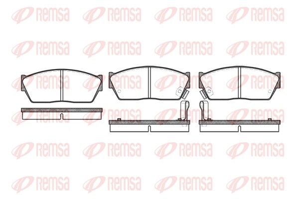 REMSA 0147.02 Brake Pad Set, disc brake