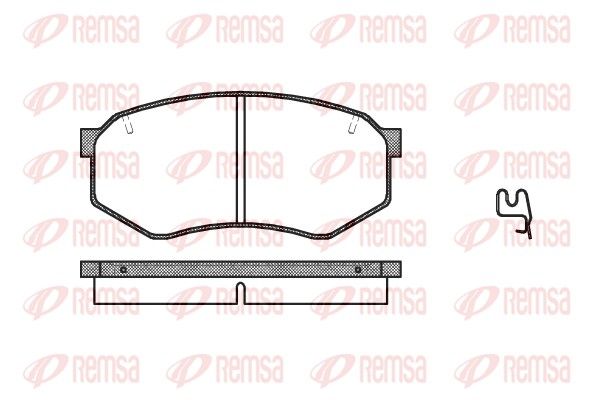 REMSA 0148.34 Brake Pad Set, disc brake