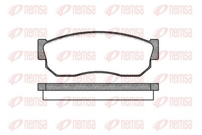 Brake Pad Set, disc brake REMSA 0149.10
