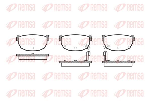 REMSA 0151.22 Brake Pad Set, disc brake