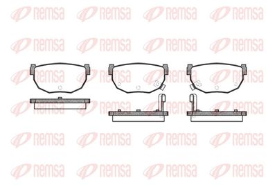 Brake Pad Set, disc brake REMSA 0151.22
