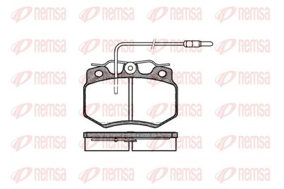 Brake Pad Set, disc brake REMSA 0170.04