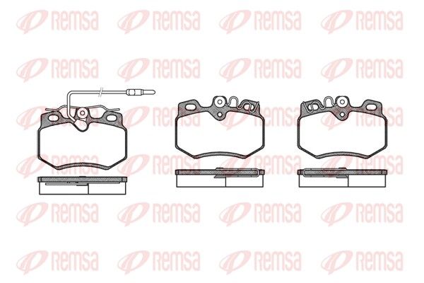 REMSA 0170.12 Brake Pad Set, disc brake