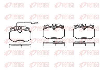 Brake Pad Set, disc brake REMSA 0170.12