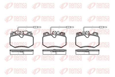 Brake Pad Set, disc brake REMSA 0170.14