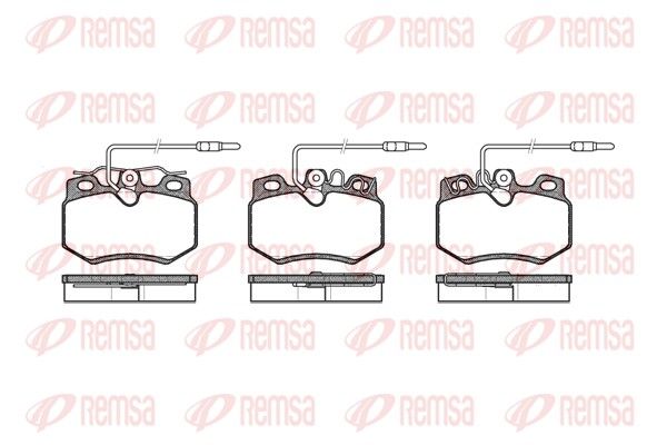 REMSA 0170.24 Brake Pad Set, disc brake